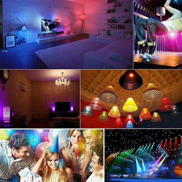 Smart LED WiFi Light Bulb, 11W 600LM E27 Dimmable RGB Colour Changing Screw P5H5