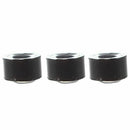 100 x Silicone Feather Hair Extensions Tool mini Link Bead Rings Tube Dark