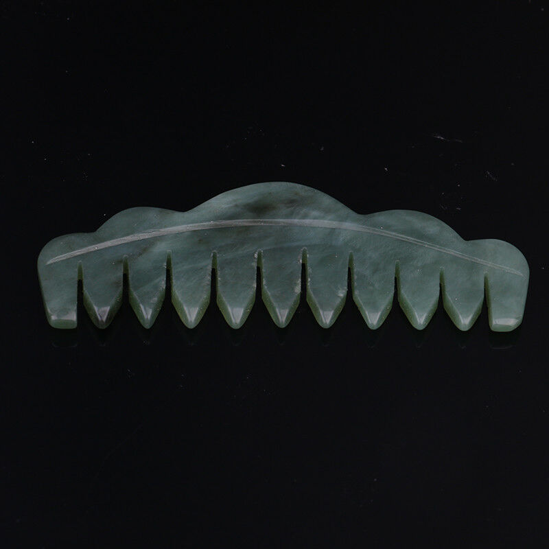 natural stone comb women handmade jade comb shape design massage comb OZ BX