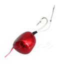 120g Metal Round Lead Head Lure Jigs Fishing Hooks Soft Bait Fishing Tools YL