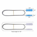 2pcs 155cm Aquarium Cleaning Brush Double Ended Flexible for Tube Brush Hos