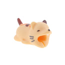 Cute Cat Animal Bite Cable Protector Saver Cover for Most USB Cable