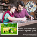 1000pcs DIY Alpaca on Grass Puzzle Educational Jigsaw Toys for Children