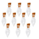 Bulk Lot 60pcs Cute Wishing Bottle Cork Stopper Glass Vial Jars Containers