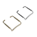 4pcs Violin Chin Rest Chinrest Plated Clamp Screw Nickel For 3/4 4/4 Violin