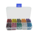 2X(100 Kits Medium Car Fuse Box Fuse Box Classification 3A 5A 7.5A 10A 15A