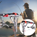 Fishing Rod Holder Automatic Spring Stainless Steel Adjustable Folding Fish Tool
