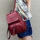 Soft Surface Pu Leather Tassel Solid Color Travel Bag Casual Fashion Travel