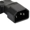 3Pin IEC 320 PDU UPS C14 To C5 Power Plug Adapter Converter Socket NEW