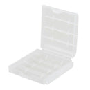 5x New Clear Plastic Battery Box Storage Case Cover Holder For AA AAA Batte