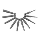 10Pcs Magnetic Hexagon Screwdriver Bit Steel 1/4 Inch Hex Shank Screw Drive