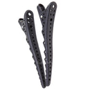 6pcs Black Hairdressing Sectioning Hair Clips Hairpins Salon Styling Grip Clamp