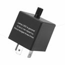 Electronic Flasher Relay for Turn Signal Blinker Light 3 Pin Adjustable 12V