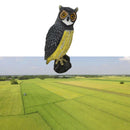 Realistic Owl Decoy Garden Protection Repellent Bird Scarer Control Scarecrow