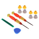 8 Pieces Bundle Joystick Analog Stick Cap Covers (4 Gray Left + 4 Yellow Right )