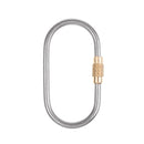 Portable Mini Outdoor Camping Hiking Keychain Carabiner Screw Lock Hook Clip