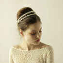 Wedding Bridal Crystal Diamante Headband Bridesmaid Double Row Tiara Crown