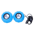 Mini Computer Speakers Led Usb 2.0 Pc Speakers For Laptop Desktop Phone 6W