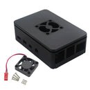 Acrylic Case Shell Enclosure Box with Cooling Fan Replacement For Raspberry Pi 4