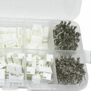 250 pcs/lot kit 2.54mm XH2.54 2p 3p 4 pin Connector plug + straight needle  V1R4