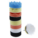 11Pcs sponge polishing waxing buffing pads kit set compound for auto  â„–[