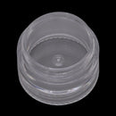 25 Pcs Transparent color Plastic Jewelry Bead Storage Container Jars Box DiaW1N5