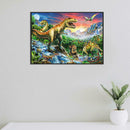 5D DIY Full Drill Diamond Painting Dinosaur Cross Stitch Embroidery Mosaic