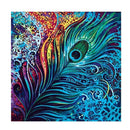 5D Diy Diamond Painting Kit "Peacock Feathers" Full Drill Diamond Embroider F8D9