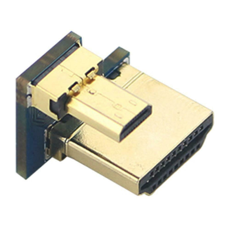 Mini Micro HDMI to HDMI Converter HDMI Screen Adapter for Raspberry Pi 4B