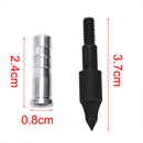 6 sets100 Grain Target Arrow Point Archery with Aluminum Insert ID 6.2mm FME