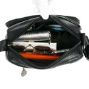 Washed PU Crossbody Bag Large Capacity Mother Elegant Zipper Shoulder Pouch