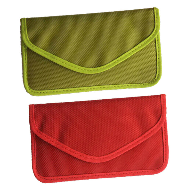 2x Phone Sleeve Pouch, Blocks All Wireless Signals Anti-Spying Shielding Pouch