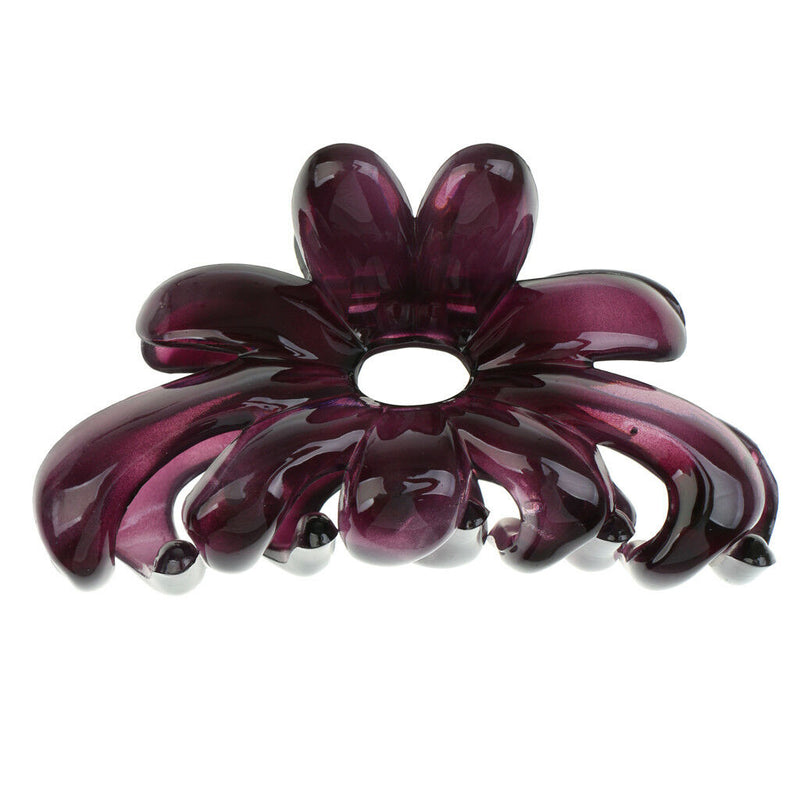 Large Purple Hair Claw Clamp Clip Acrylic Barrette Hair Accessories Hairwear