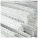 100 Pcs 30cm creation pipe cleaners, white P7R7