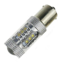 2x 80W 12V White Led 1156 BA15S P21W Car Backup Reverse Signal Light Canbus H5C4