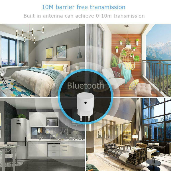 Bluetooth Receiver V4.2 Audio Adapter AC Charger EU Plug w/USB 3.5mm Port #JT1