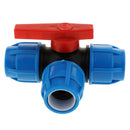 Pack of 2 Three-Way Garden Hose Quick Connect Valve Quick Connector Garden Hose