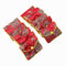 4X(12 In 1 Small Jewelry Box Jewelry Red Jewelry Bag Embroidered Silk ClothD7F9)