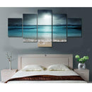 5Pcs Canvas Wall Artwork Picture Set Sunset Print Living Room Decor 30/40/50cm