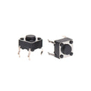 100Pcs 6x6x4.5mm Panel PCB Momentary Tactile Tact Push Button Switch RGBX