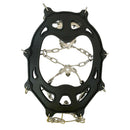 19 Studs Ice Gripper Spikes Stainless Steel Climbing Crampons (Black L) A