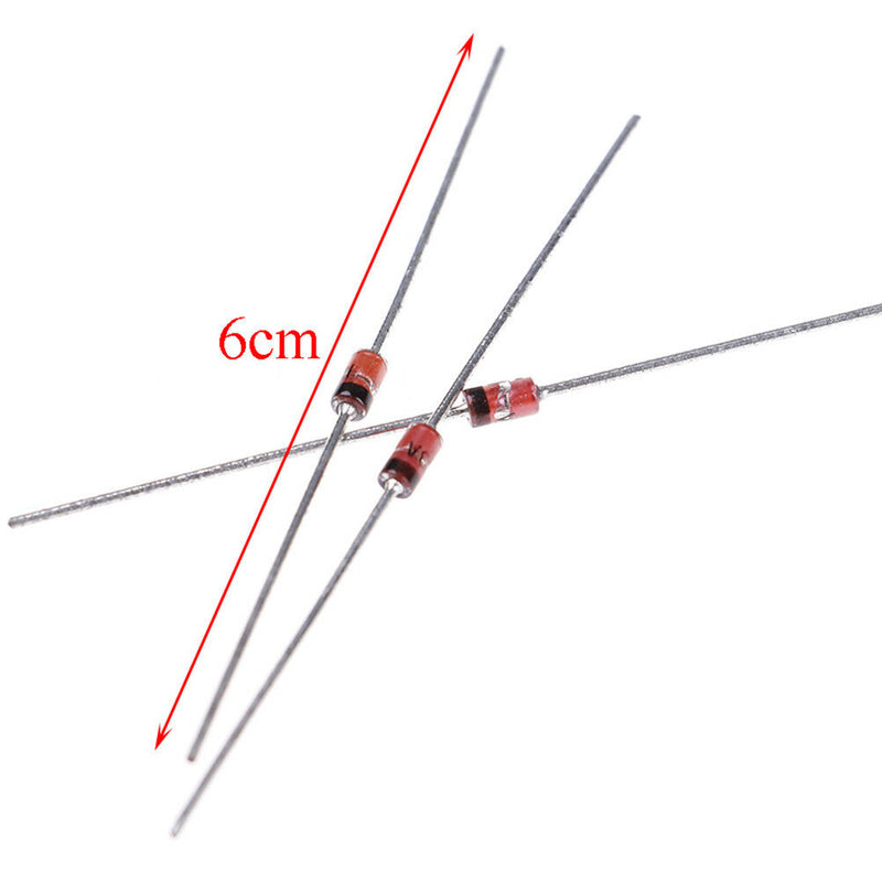 50pcs 1W 5.1V Zener diode 1N4733A 1N4733 IN4733A IN4733 5V1 volt DO-35 MO