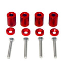 Washer Aluminum Alloy Motor Hood Vent Spacer Kit Billet Bonnet Racing Car Auto