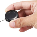 5X(1 pcs Badge Holder Retractable Reel YOYO Clip Snap Button ID Card Key B G6V3)