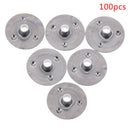 100x 12.5*2.5mm Waxed Candle Wick Metal Sustainers Candles Wicks Holders OZ