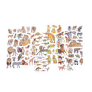 6 Sheets Wildlife Animals Scrapbooking Bubble Puffy Stickers Reward Kids Toys  Z