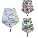 2m Egg Rabbit Pattern Easter Bunny And Eggs Able Banner Easter Table Runner