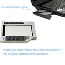 SATA 3.0 Hard Disk Drive HDD SSD Mounting Bracket For MacBook Pro CD/DVD MEA FT