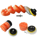 7Pcs/set 3" Buffing Pad Auto Car Polishing Wheel Kit Buffer + Drill Adapter TO