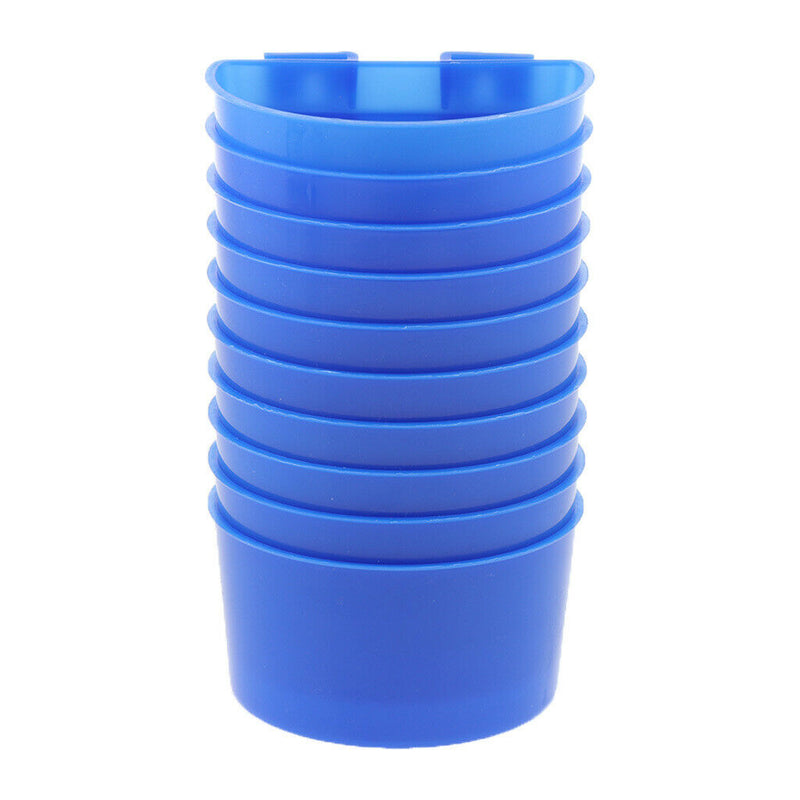 30x  Pigeon Parrot Chick Coop Feeder Cups Drinker Bowls Sand Cups